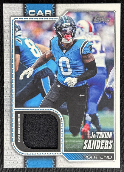 Ja'Tavion Sanders 2026 Topps Real One Relic Panthers