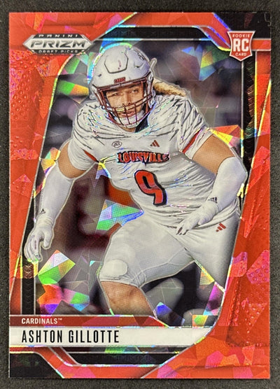 Ashton Gillotte 2025 Panini Prizm Draft Picks Red Ice Cardinals Sports Trading Cards