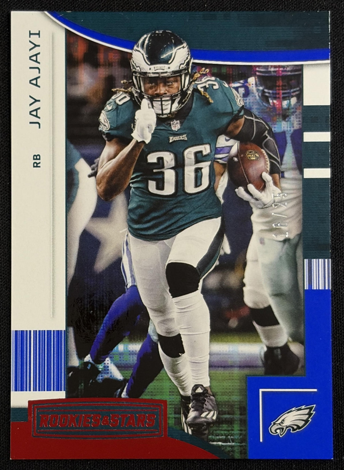Jay Ajayi 2018 Panini Rookies & Stars Red and Blue /25 Eagles - Front