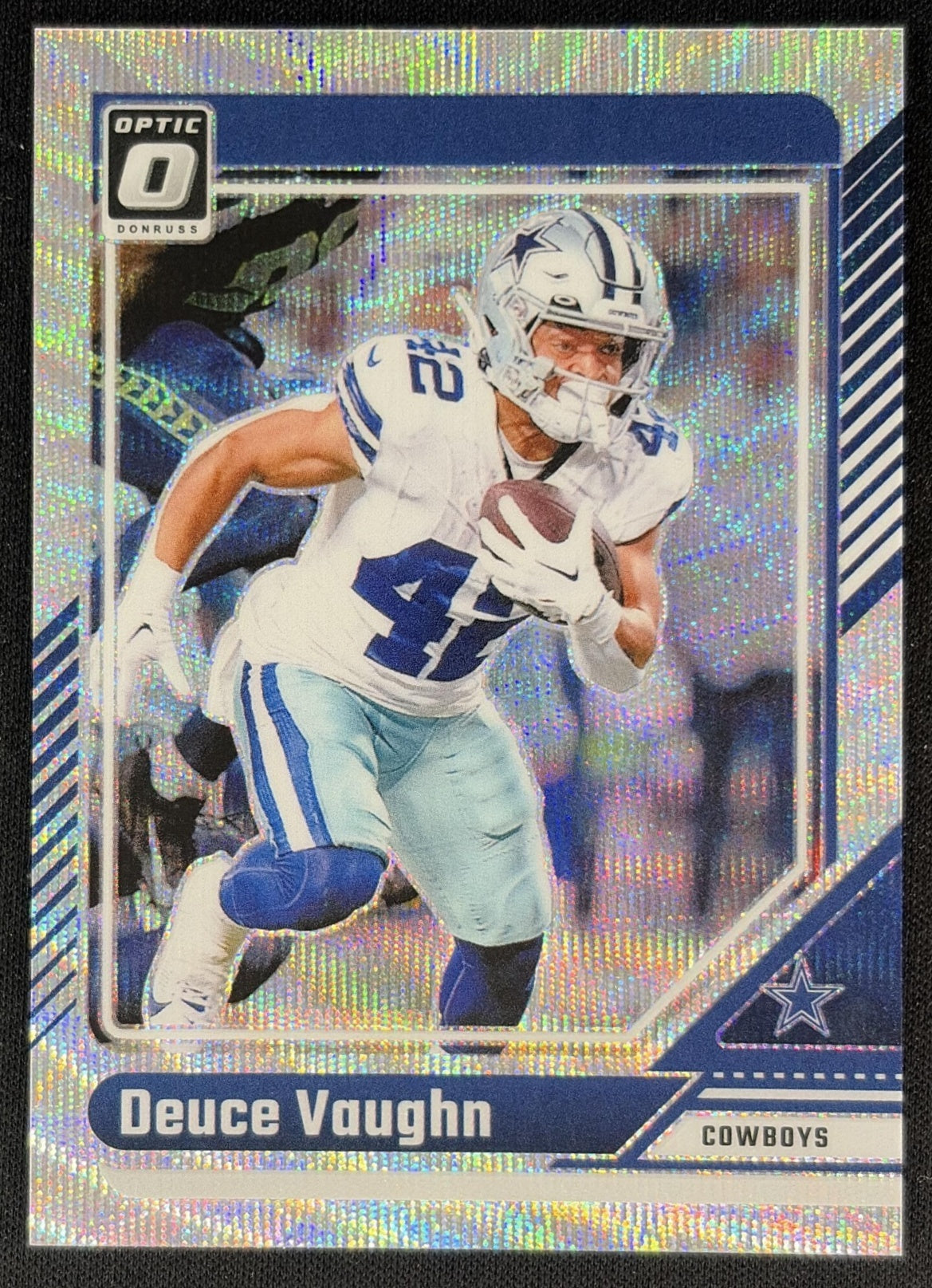 Deuce Vaughn 2024 Panini Donruss Optic Wave /300 Cowboys
