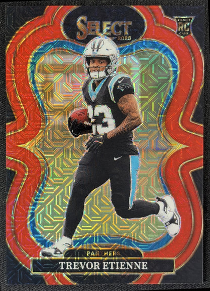 Trevor Etienne 2025 Panini Select Suite Level Red Prizm /49 Panthers