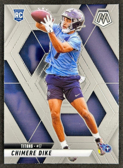 Chimere Dike 2025 Mosaic Rookies Titans Sports Trading Card