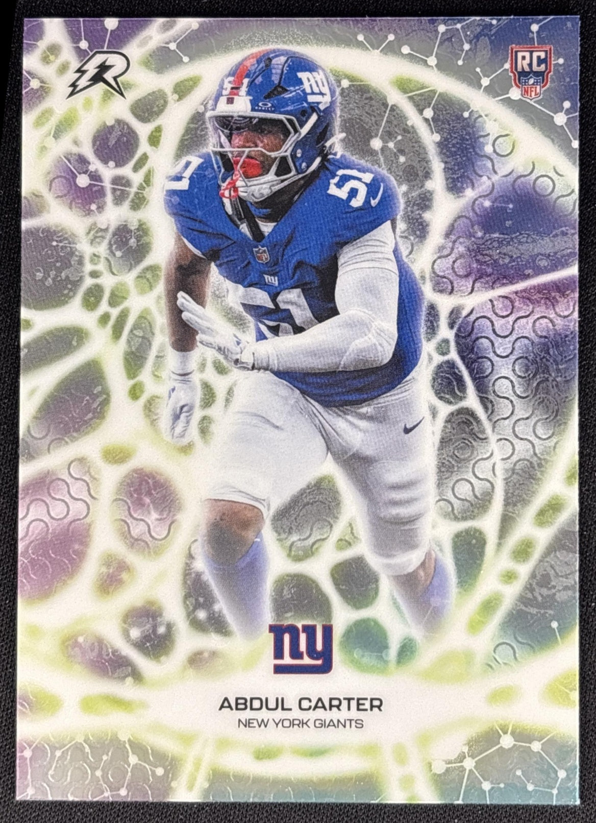 Abdul Carter 2025 Topps Resurgence Protonyx Giants