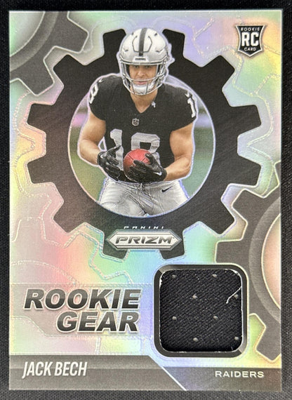 Jack Bech 2025 Panini Prizm Rookie Gear Raiders Default Title Sports Trading Cards
