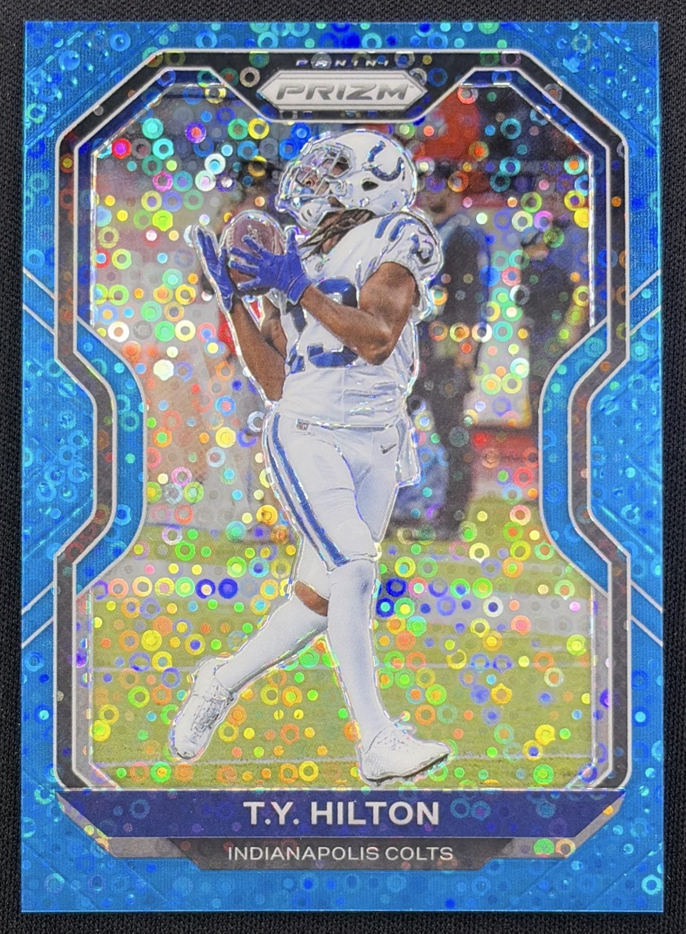 T.Y. Hilton 2020 Panini Prizm No Huddle Blue /79 Colts