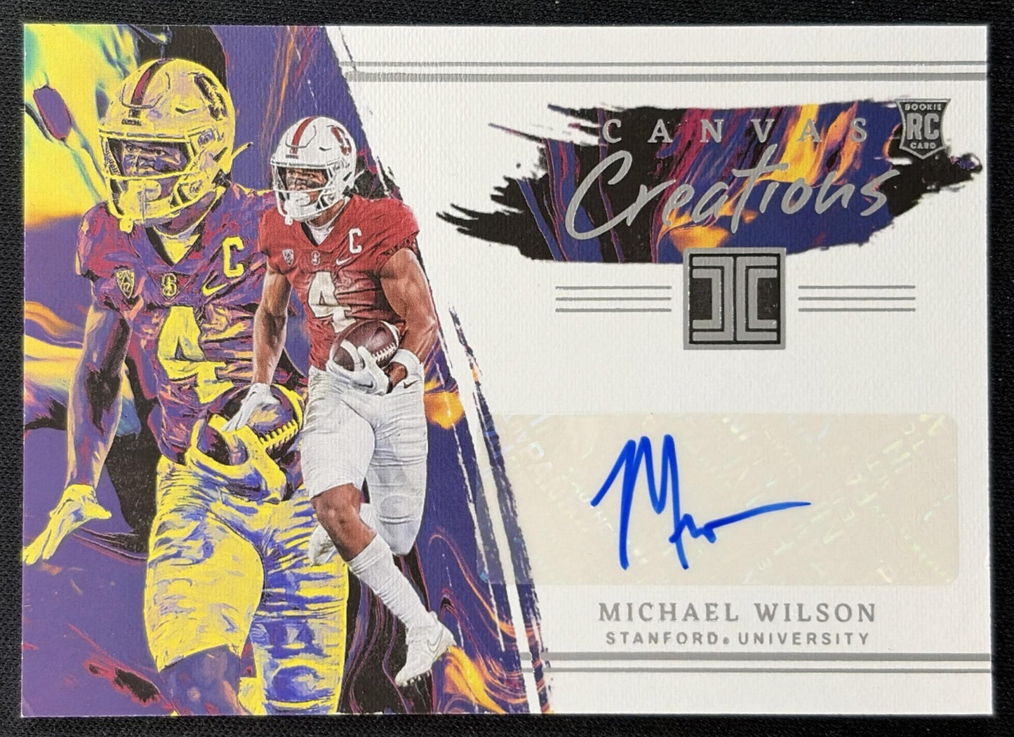Michael Wilson 2023 Chronicles Draft Picks Impeccable Canvas Creations Auto Cardinal