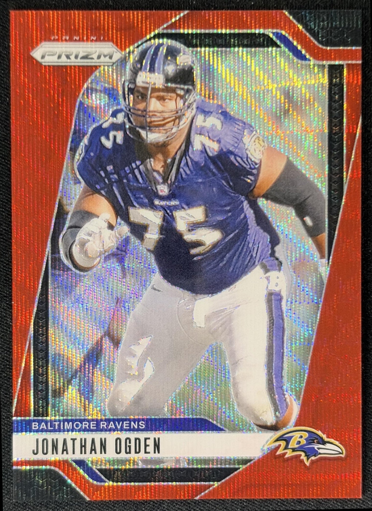 Jonathan Ogden 2024 Panini Prizm Red Wave /149 Ravens