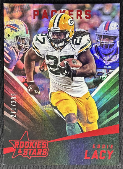 Eddie Lacy 2015 Panini Rookies & Stars Longevity Team Name /299 Packers front