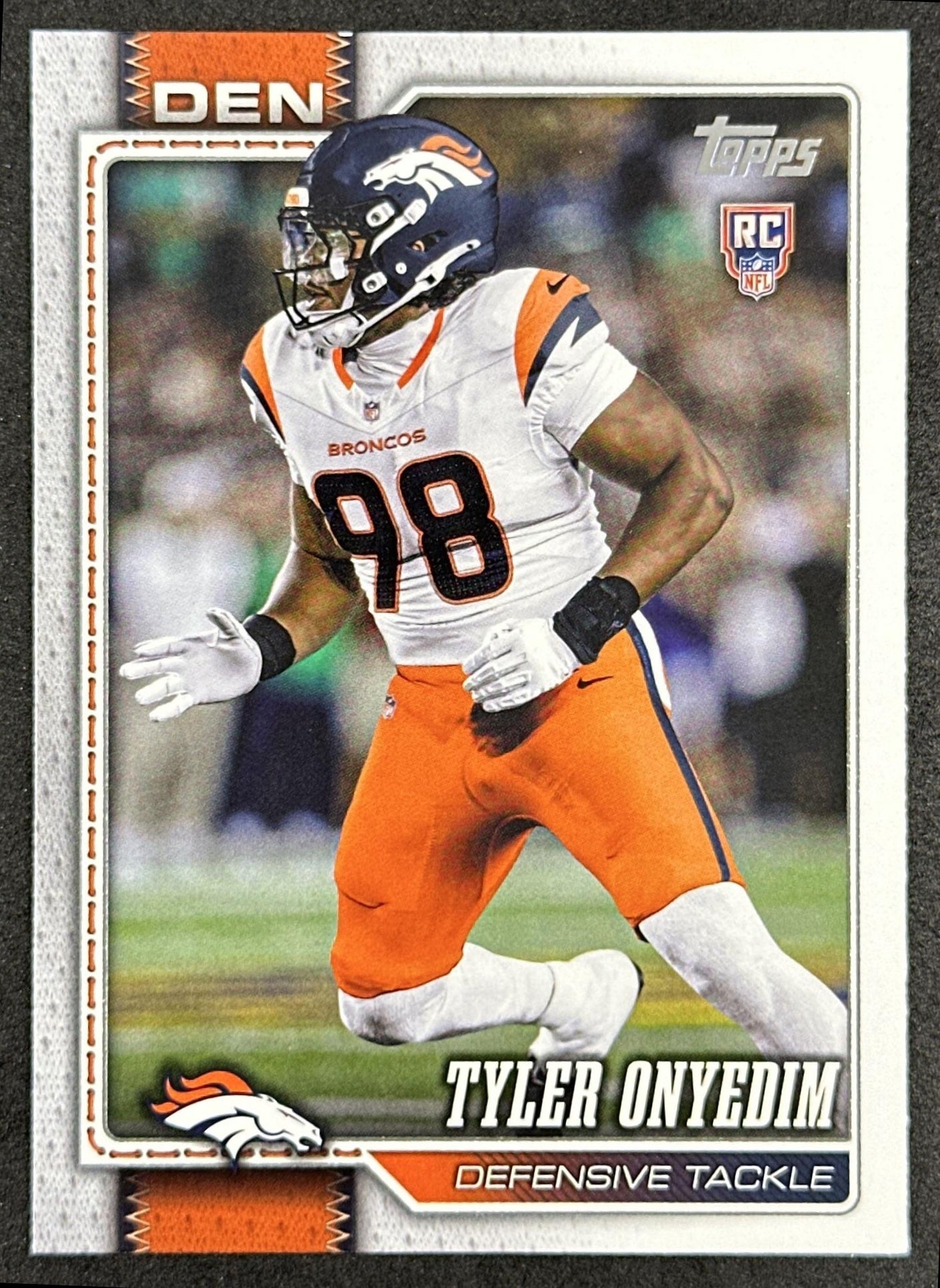 Tyler Onyedim 2026 Topps Flagship Rookie Broncos Sports Trading Cards