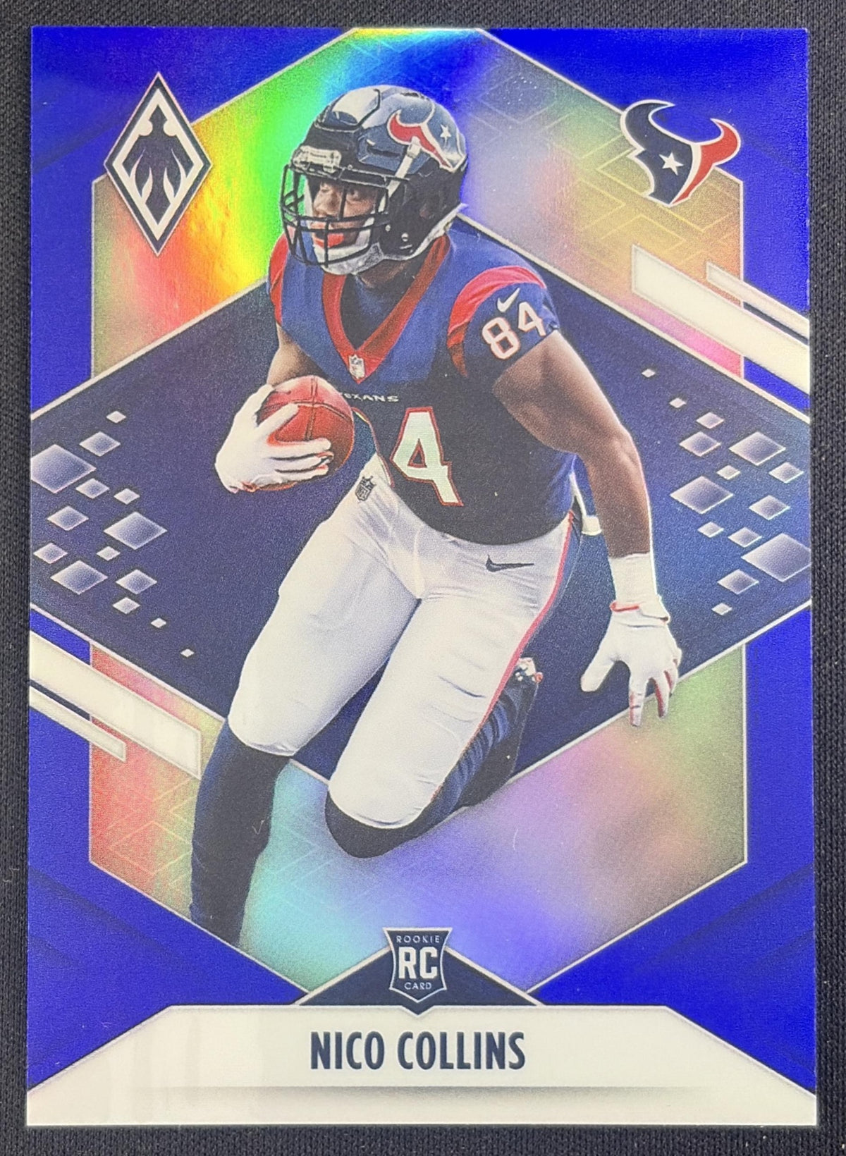 Nico Collins 2021 Panini Phoenix Blue /35 Texans Sports Trading Card