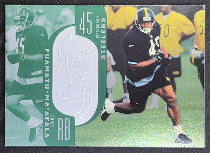 Chris Fuamatu-Ma afala 1998 SPx Finite /10100 Steelers