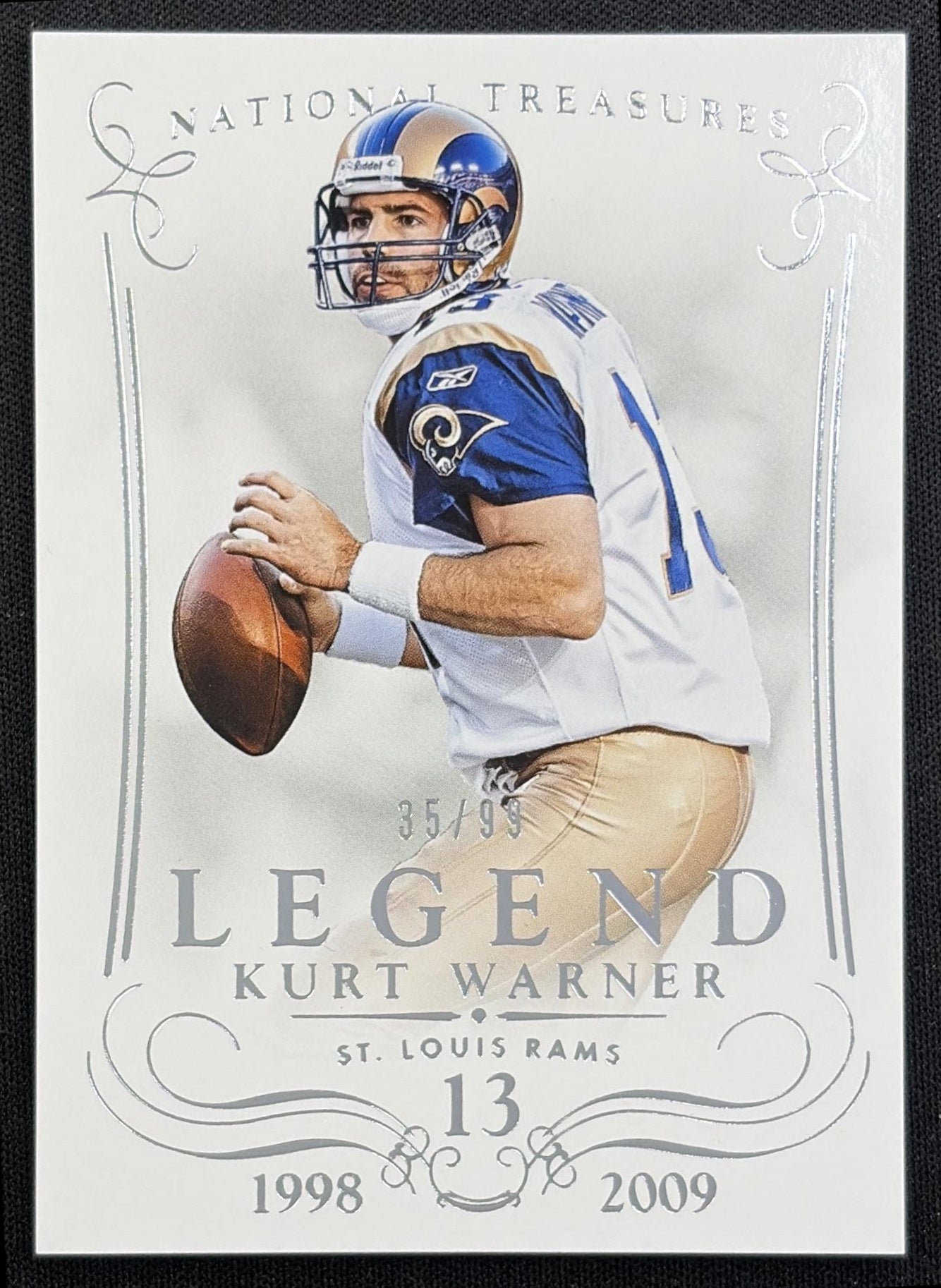 Kurt Warner 2014 Panini National Treasures /99 Cardinals