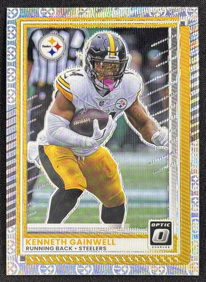 Kenneth Gainwell 2025 Panini Donruss Optic Wave Prizm /300 Steelers