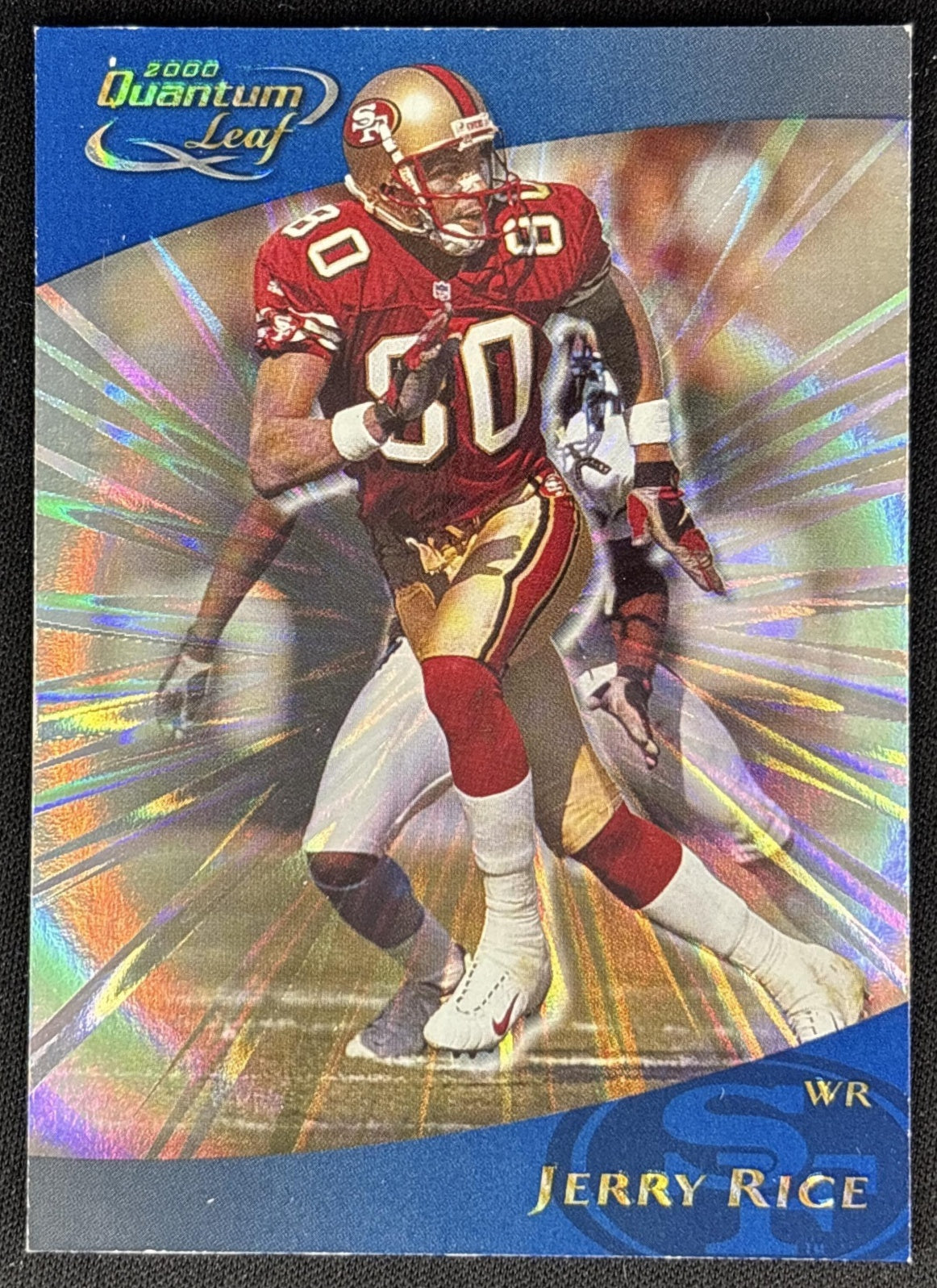 Jerry Rice 2000 Leaf 49ers front