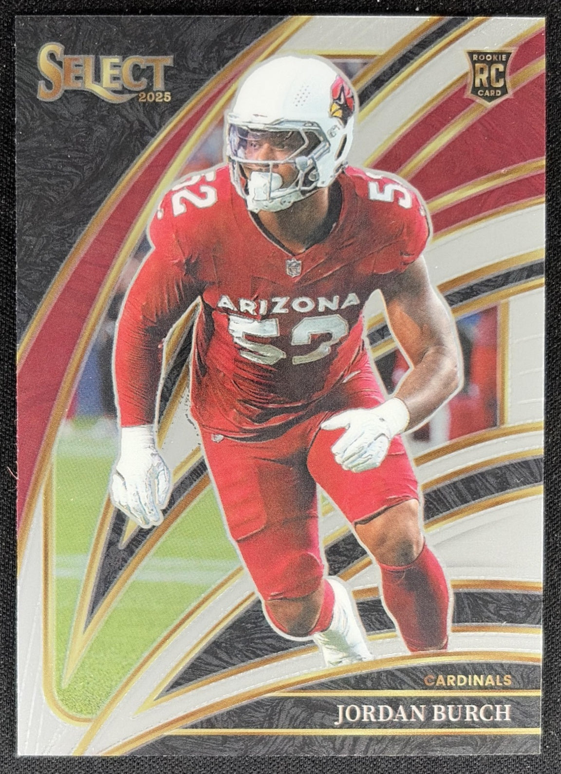 Jordan Burch 2025 Panini Select Club Level Cardinals Default Title Sports Trading Card