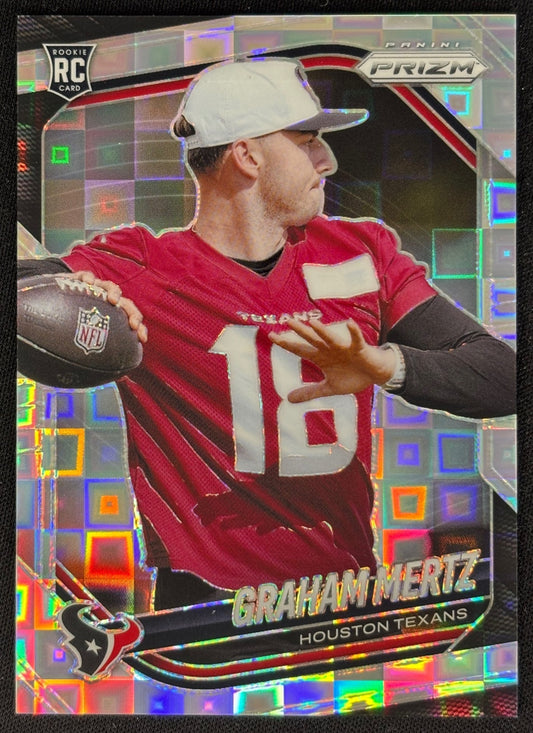 Graham Mertz 2025 Prizm Pandora /400 Texans Sports Trading Cards