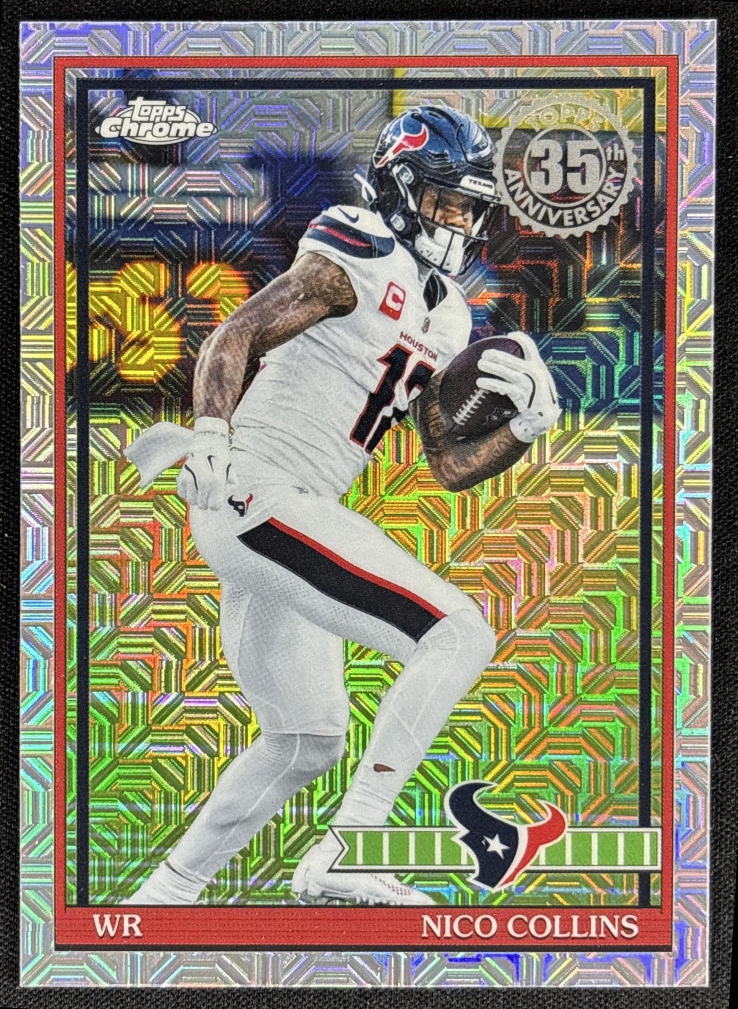Nico Collins 2026 Topps 1991 Chrome Mojo Refractor Texans