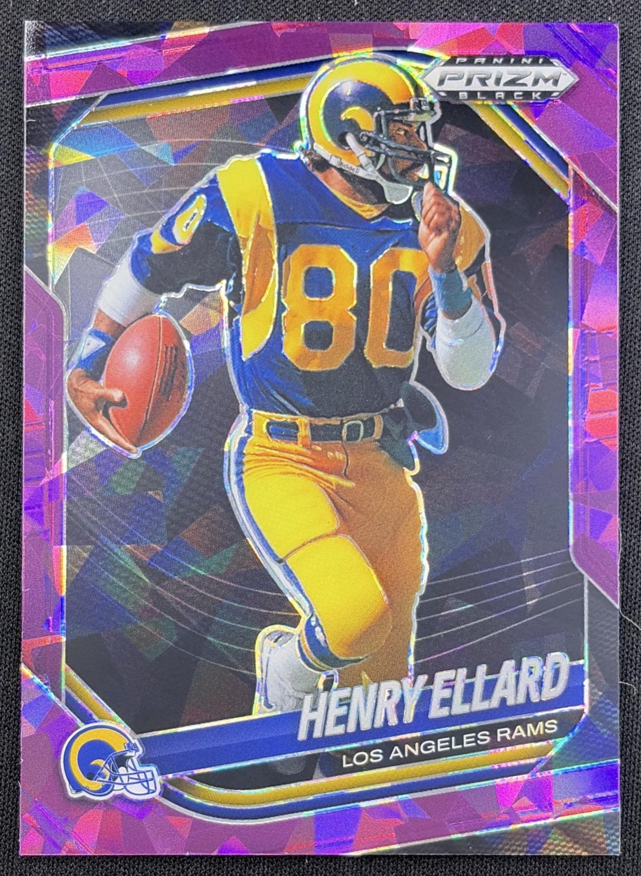 Henry Ellard 2025 Panini Prizm Black Purple Ice /149 Rams