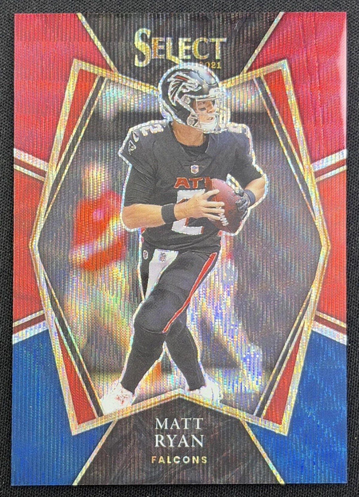 Matt Ryan 2021 Panini Select Copper Prizm Die Cut /199 Falcons front