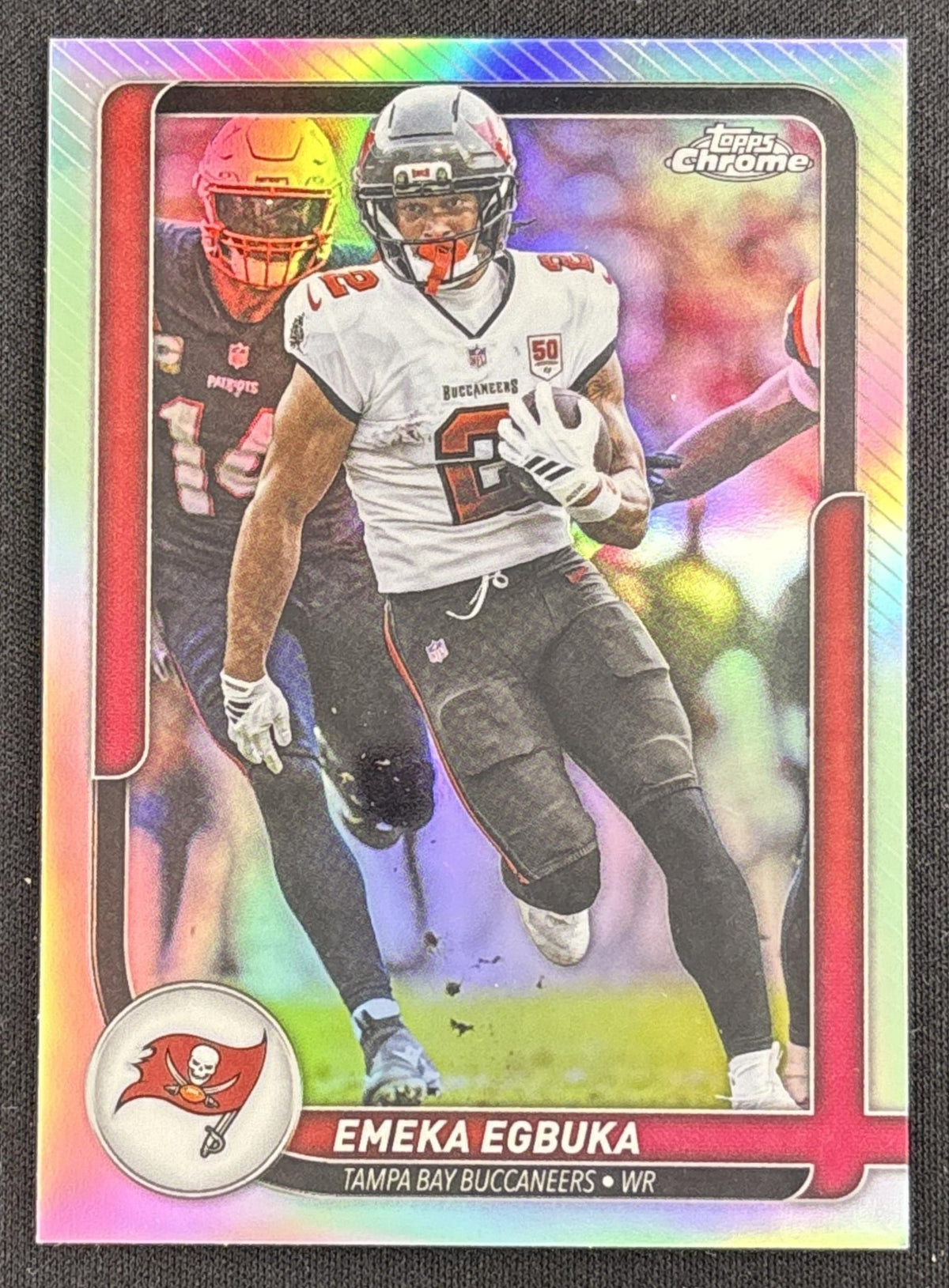 Emeka Egbuka 2026 Topps The Collection Chrome Buccaneers