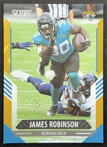James Robinson 2021 Panini Score Lava /575 Jaguars front