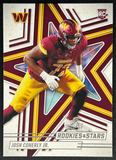 Josh Conerly Jr. 2025 Panini Rookies & Stars Commanders Sports Trading Cards