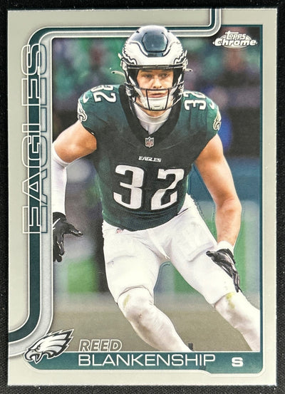 Reed Blankenship 2025 Topps Chrome Eagles Default Title Sports Trading Cards