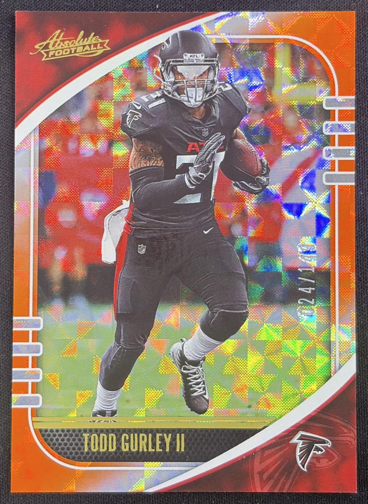 Todd Gurley II 2020 Panini Absolute Orange Mosaic /149 Falcons