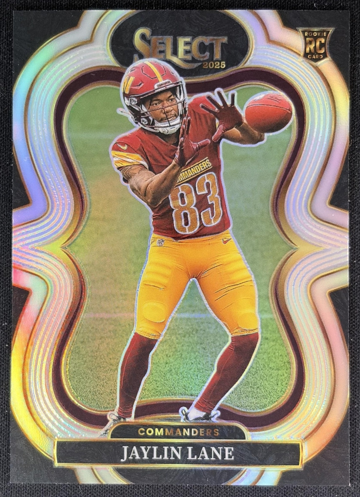 Jaylin Lane 2025 Panini Select Suite Level Silver Prizm Commanders Sports Trading Cards
