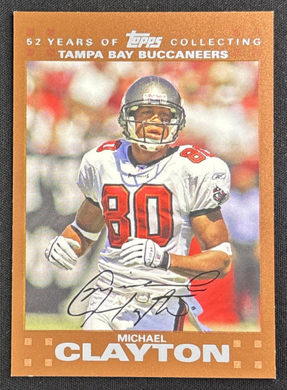 Michael Clayton 2007 Topps Copper /2007 Buccaneers