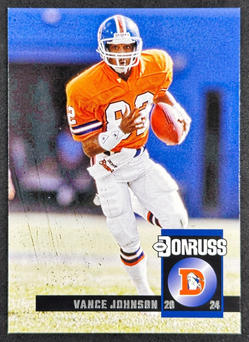 Vance Johnson 2024 Donruss Retro 1994 Broncos Sports Trading Card