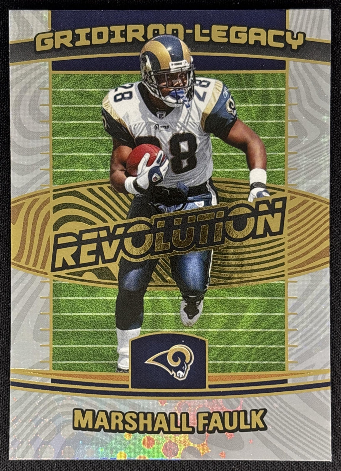 Marshall Faulk 2025 Panini Revolution Gridiron Legacy Rams Sports Trading Cards