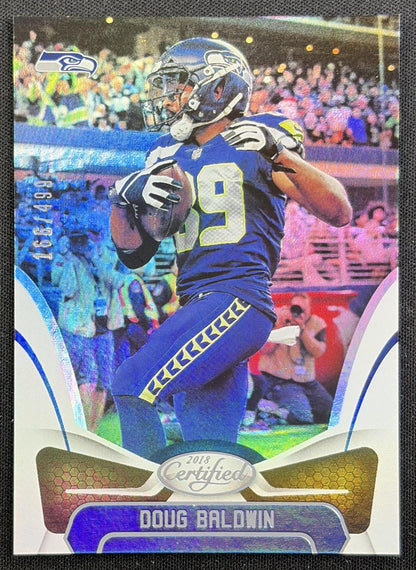 Doug Baldwin 2018 Panini Certified Mirror Silver /499 Seahawks