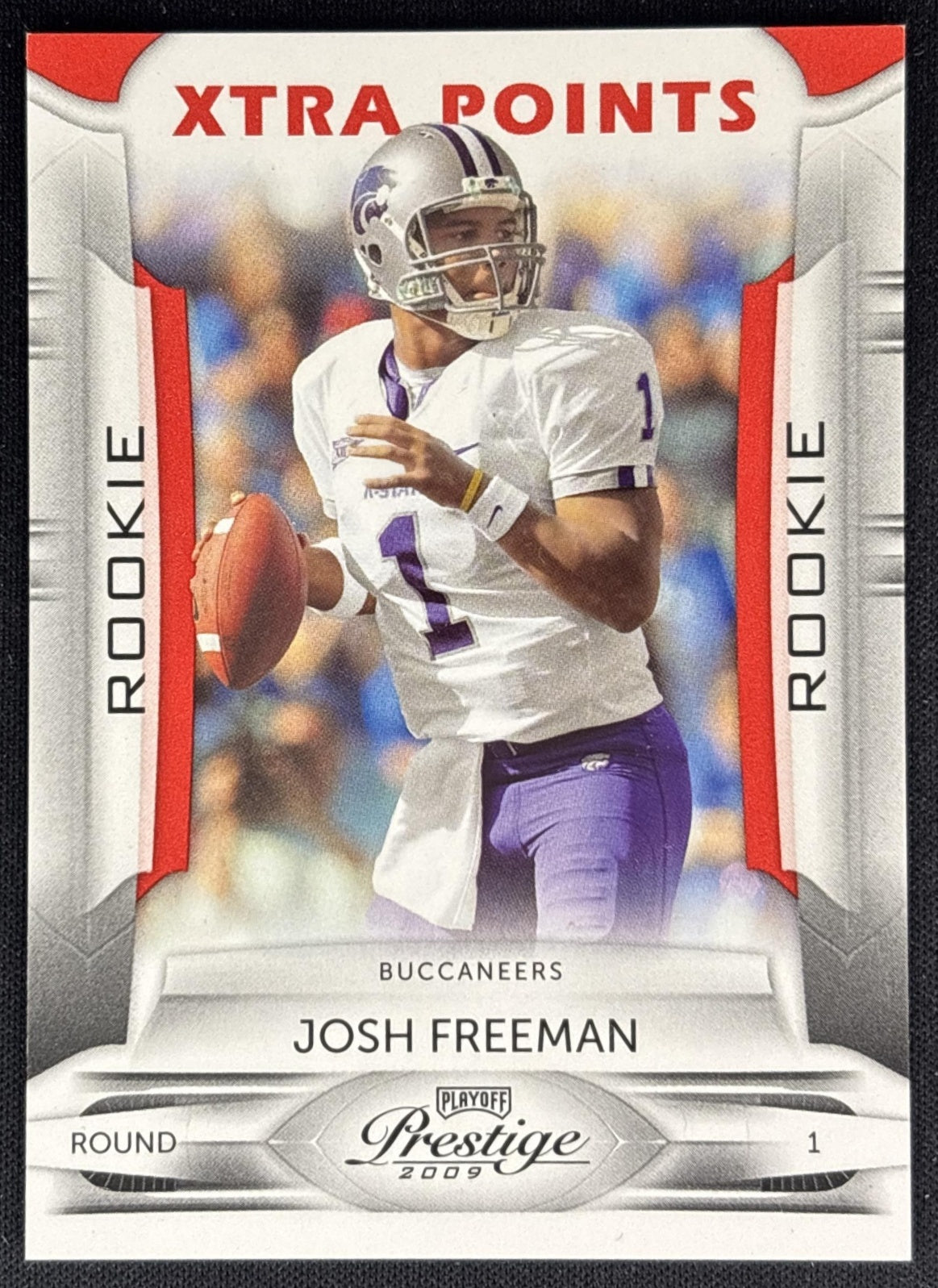 Josh Freeman 2009 Panini Playoff Prestige Xtra Points Red /100 Buccaneers front
