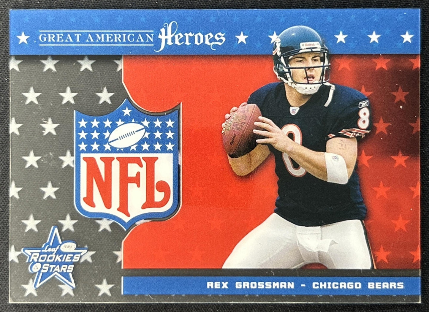 Rex Grossman 2003 Leaf Rookies & Stars Great American Heroes /1325 Bears front