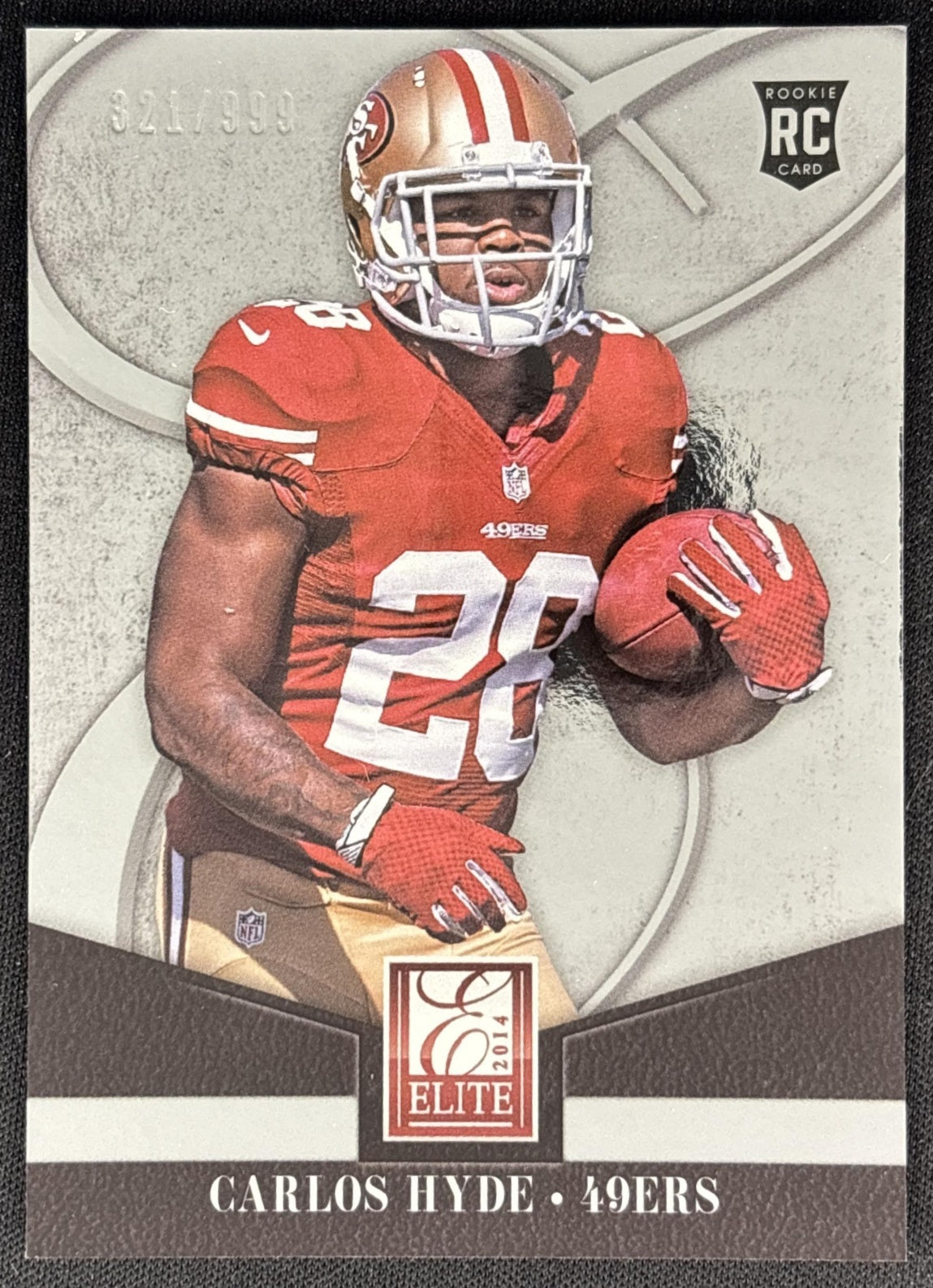 Carlos Hyde 2014 Panini Elite /999 49ers front