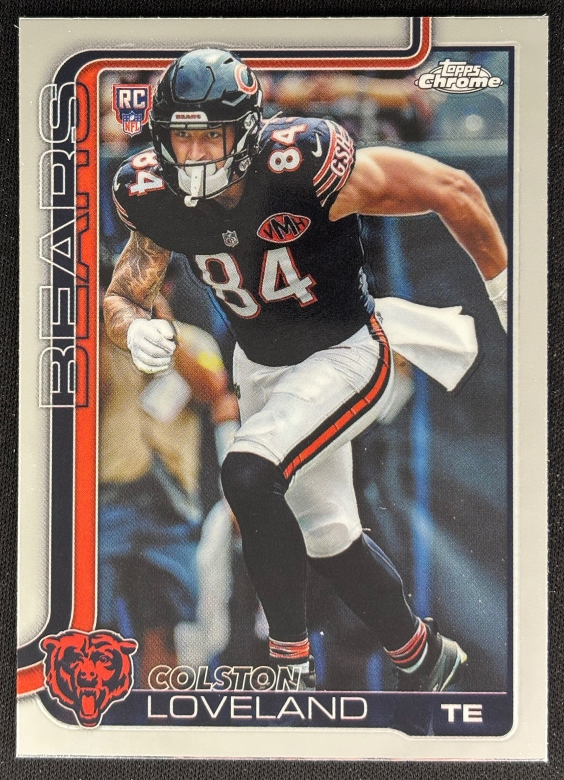 Colston Loveland 2025 Topps Chrome Rookie Bears Sports Trading Cards