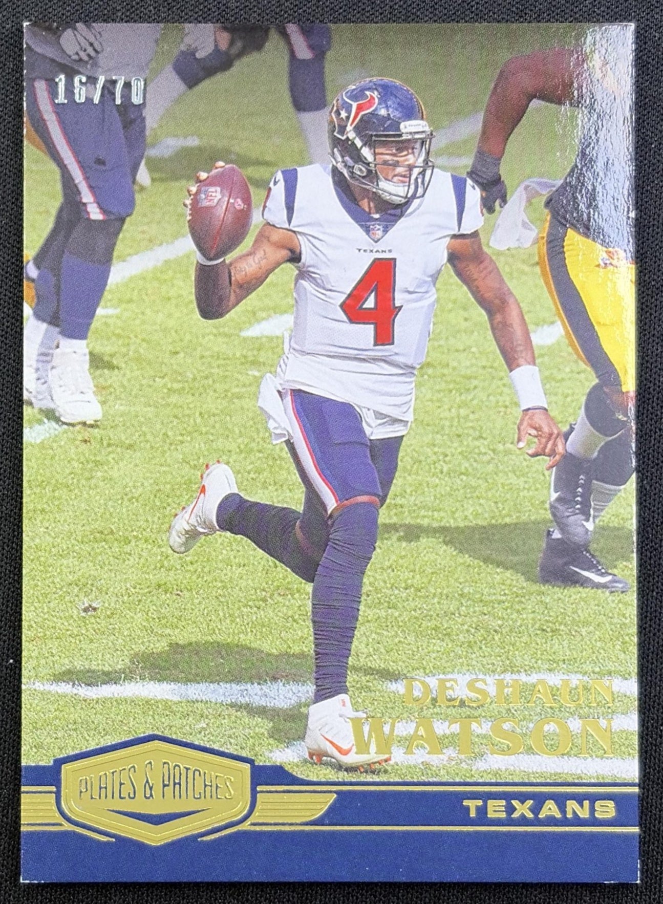 Deshaun Watson 2020 Panini Plates & Patches /70 Texans