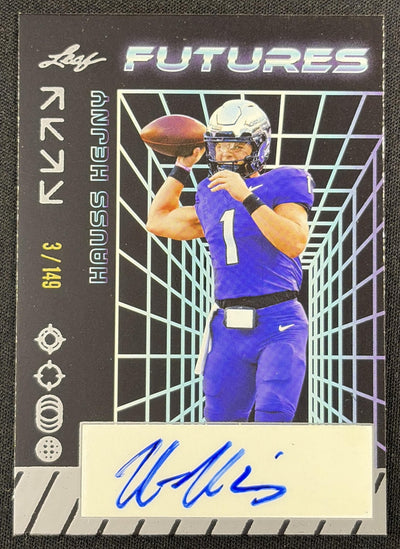 Hauss Hejny 2024 Leaf Futures Multi-Sport Auto Silver /149 Sports Trading Card