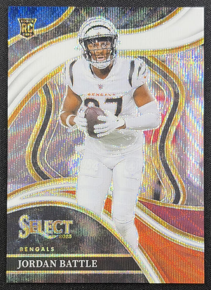 Jordan Battle 2023 Panini Select Tri Color Prizms /149 Bengals