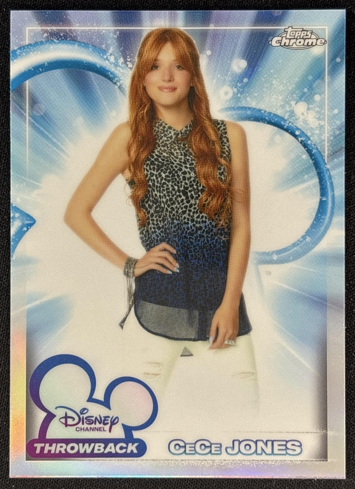 CeCe Jones 2026 Topps Chrome Disney Channel Shake It Up Front