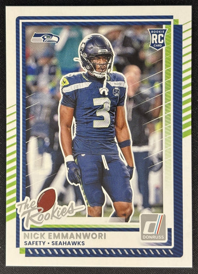 Nick Emmanwori 2025 Panini Donruss Rookies & Highlights Seahawks Sports Trading Cards