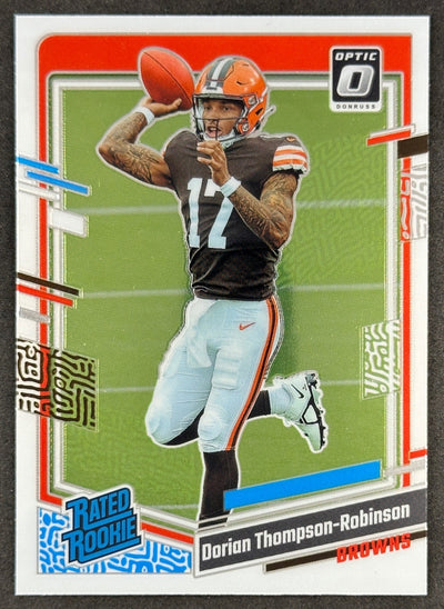 Dorian Thompson-Robinson 2023 Donruss Optic Browns Sports Trading Cards