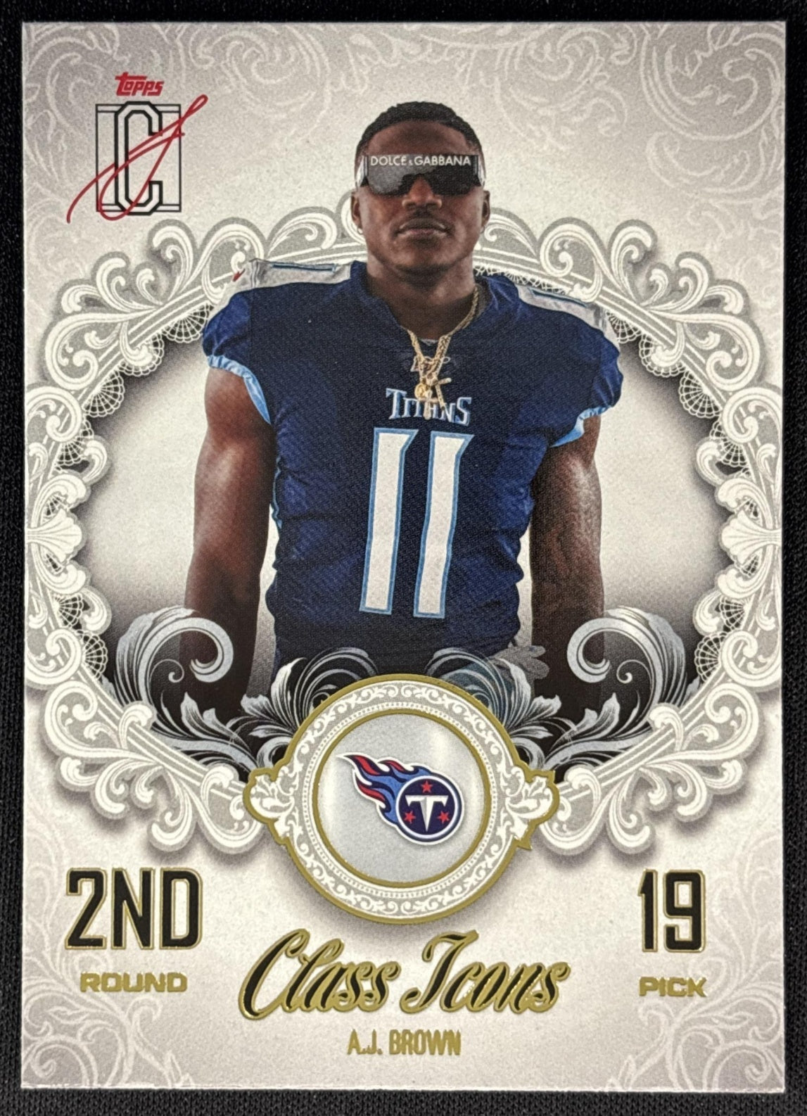 A.J. Brown 2025 Topps Signature Class Icons Titans Sports Trading Cards