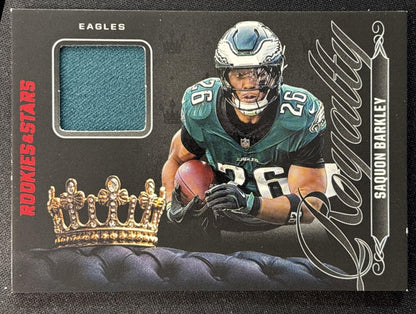 Saquon Barkley 2025 Panini Rookies & Stars Royalty Eagles front