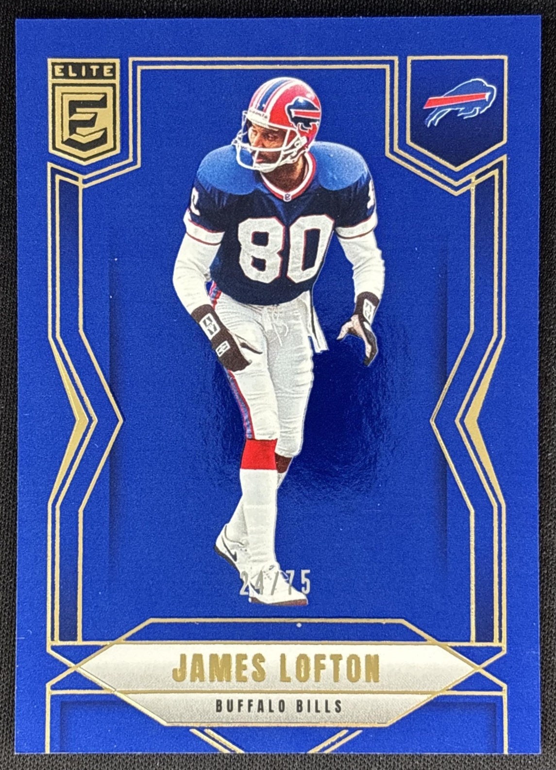 James Lofton 2025 Panini Donruss Elite Blue /75 Bills Sports Trading Cards