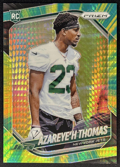 Azareye'h Thomas 2025 Panini Prizm Hyper /200 Jets Sports Trading Cards