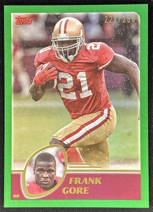 Frank Gore 2023 Topps Composite Green Refractor /250