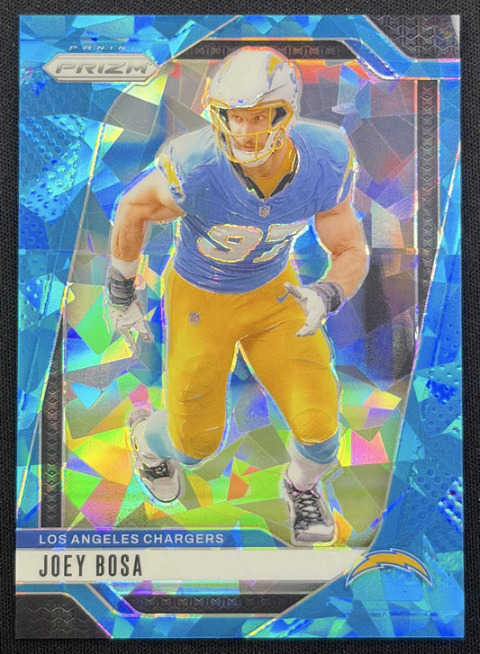 Joey Bosa 2024 Panini Prizm Blue Ice /99 Chargers