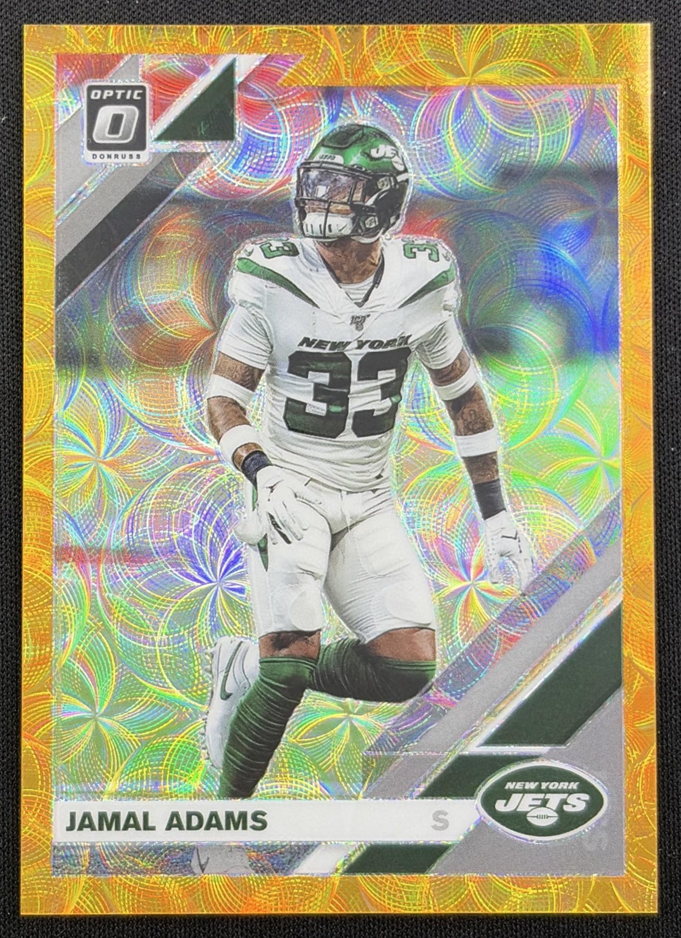 Jamal Adams 2019 Panini Donruss Optic Orange Scope /79 Jets